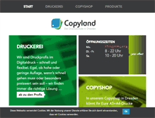 Tablet Screenshot of copyland.de